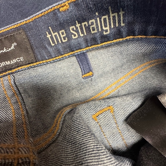 7 For All Mankind Blue Straight Men's Jeans - Picture 5 of 8